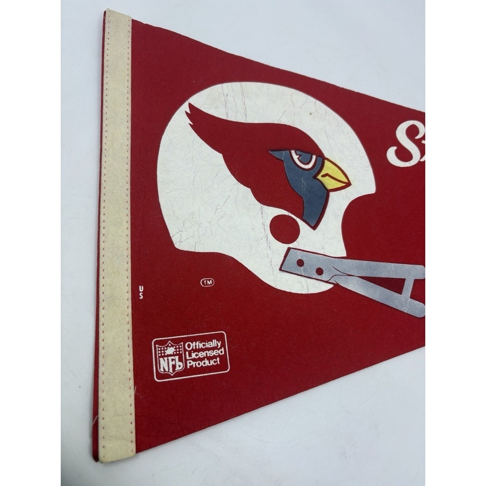 St. Louis Cardinals Football NFL 1970's Double Bar 30" Full Size Pennant - Picture 5 of 6